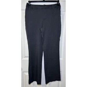 St. John’s Bay Women’s Gray Straight Leg Dress Pants Size 8 (29 X 28.5)